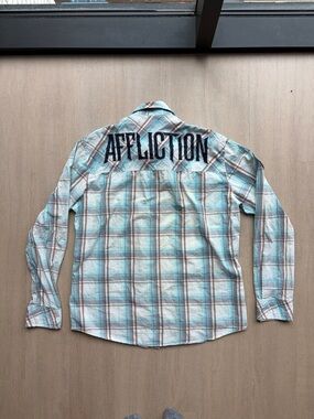Affliction Flannel Shirt XL